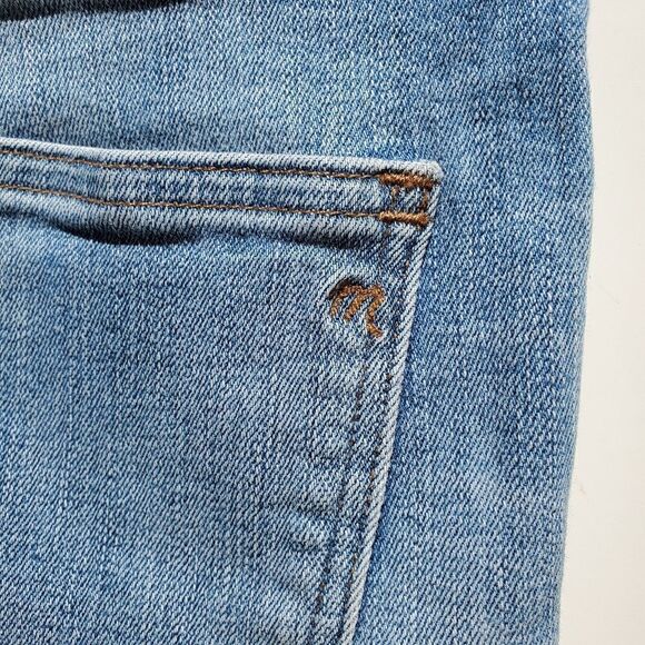 28 MADEWELL Distressed 9" High Rise Skinny Jeans - Picture 10 of 15